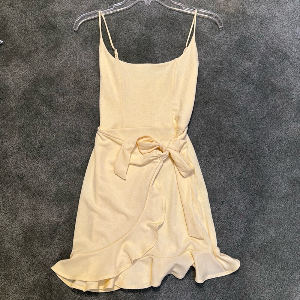 Lucy in the Sky Yellow Mini Dress